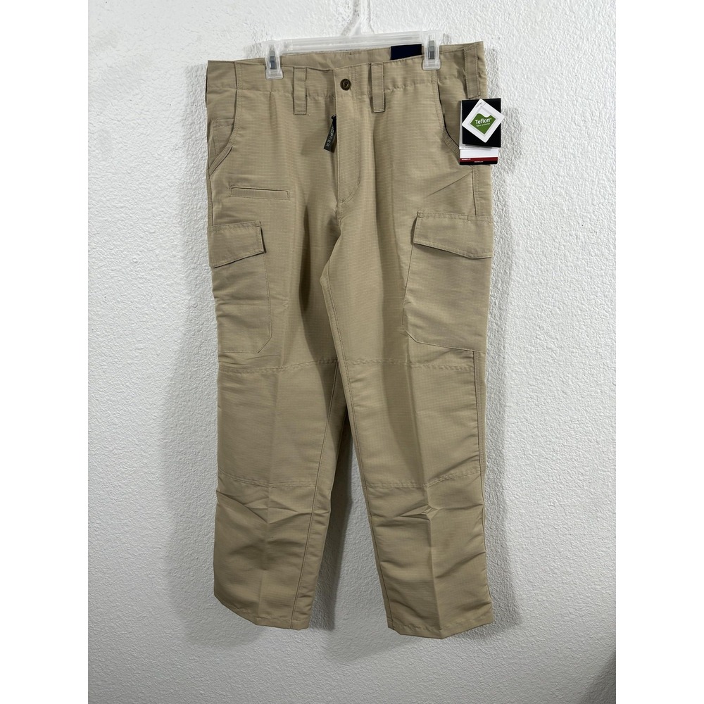Propper Pants Womens 14R Khaki EdgeTec‎ Tactical Cargo Ripstop Teflon Polyester